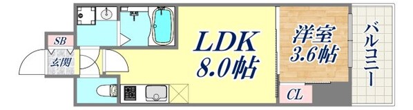 LIVIAZ KOBE LaMerの物件間取画像